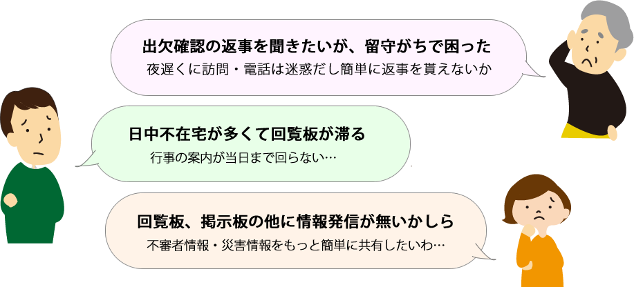 町内会 自治会向けメール配信 連絡網 Eメッセージ回覧板